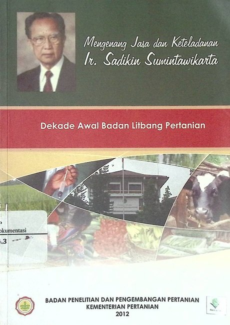 Cover Mengenang Jasa dan Keteladanan Ir. Sadikin Sumintawikarta