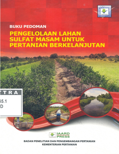 Cover Pengelolaan Lahan Sulfat Masam untuk Pertanian Berkelanjutan