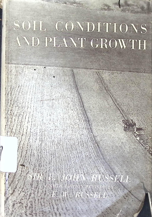 Cover SOIL CONDITIONS AND PLANT GROWTH