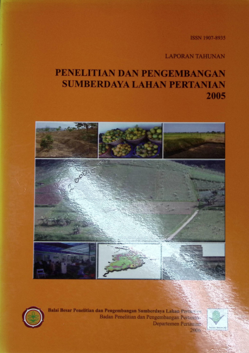 Cover LAPORAN TAHUNAN PENELITIAN DAN PENGEMBANGAN SUMBERDAYA LAHAN PERTANIAN