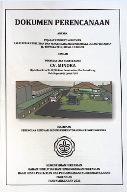 Cover 1 DOKUMEN PERENCANAAN ANTARA PEJABAT PEMBUAT KOMITMEN BBSDLP BOGOR