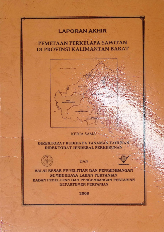 Cover LAPORAN AKHIR PEMETAAN PERKELAPA SAWITAN DI PROVINSI KALIMANTAN BARAT