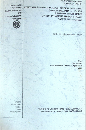 Cover PEMETAAN TANAH SEMI