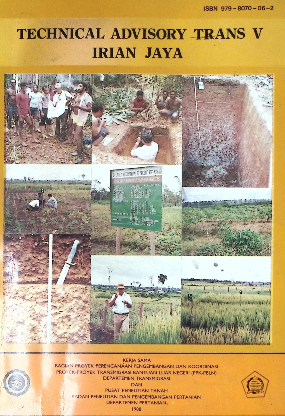 Cover TECHNICAL ADVISORY ISORY TRANS V IRIAN JAYA