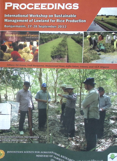 Cover PROCEEDINGS INTERNATIONAL WORKSHOP ON SUSTAINABLE MANAGEMENT OF LOWLAND FOR RICE PRODUCTION