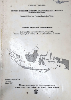 Cover PROYEK EVALUASI DAN PERENCANAAN SUMBERDAYA LAHAN- II