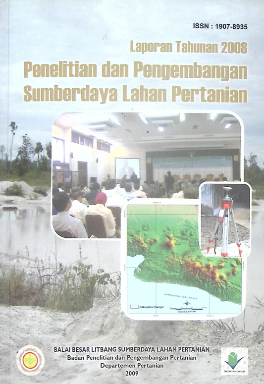 Cover LAPORAN TAHUNAN 2008 PENELITIAN DAN PENGEMBANGAN  SUMBERDAYA LAHAN PERTANIAN