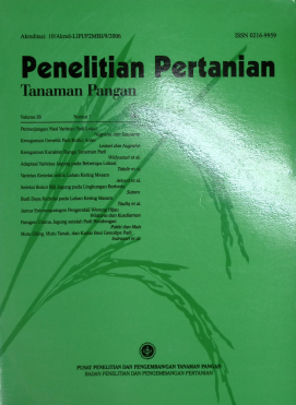 Cover PENELITIAN PERTANIAN TANAMAN PANGAN 3 BUKU
