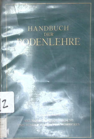 Cover HANDBUCH DER BODENLEHRE 12