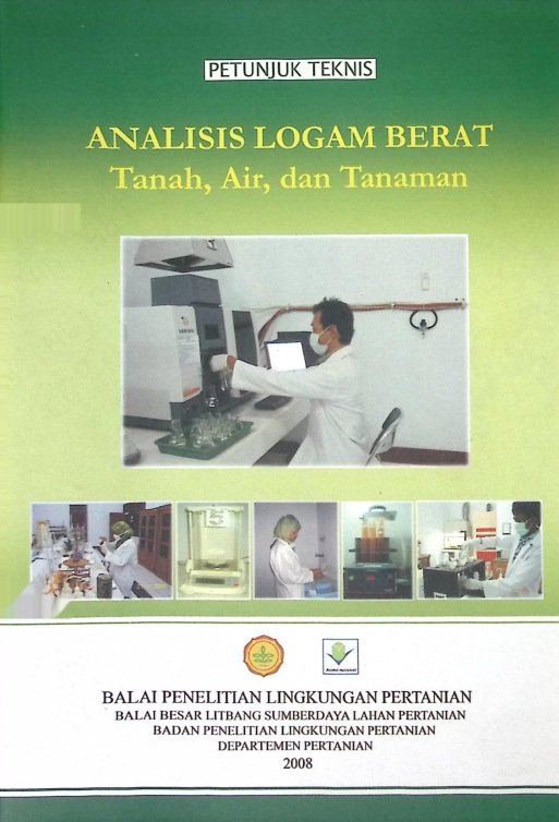 Cover ANALISIS LOGAM BERAT TANAH,AIR,DAN TANAMAN