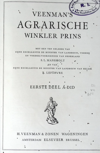 Cover VEENMAN'S AGRARISCHE