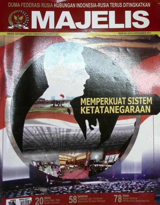 Cover DUMA FEDERASI RUSIA HUBUNGAN INDONESIA-RUSIA TERUS DITINGKATKAN