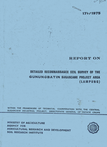 Cover SURVEI DAN PEMATAAN TANAH TINGKAT TINJAU DAERAH PANDERONGAN. NAPAKU KABUPATEN BULUNGAN