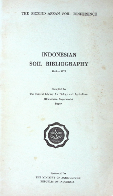 Cover INDONESIAN SOIL BIBILOGRAPHY