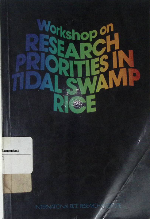 Cover Workshop on Research Priorities in Tidal Swamp Rice