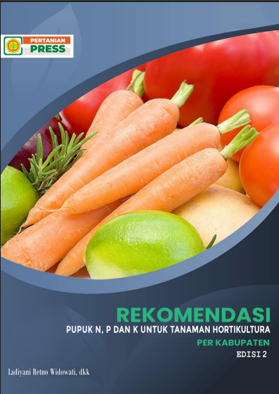 Cover REKOMENDASI PUPUK N, P, DAN K UNTUK TANAMAN HORTIKULTURA SAYUR Edisi 2