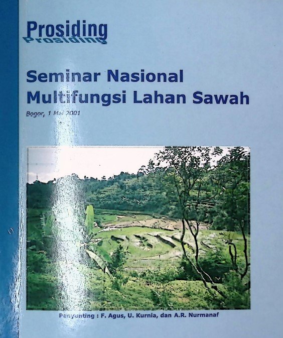 Cover Seminar Nasional Multifungsi Lahan Sawah