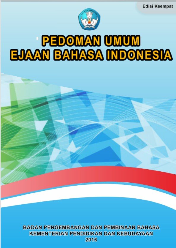 Cover PEDOMAN UMUM EJAAN BAHASA INDONESIA