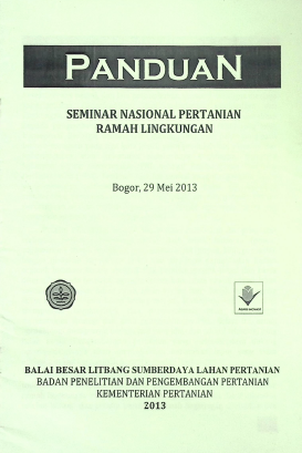 Cover PANDUAN SEMINAR NASIONAL PERTANIAN RAMAH LINGKUNGAN