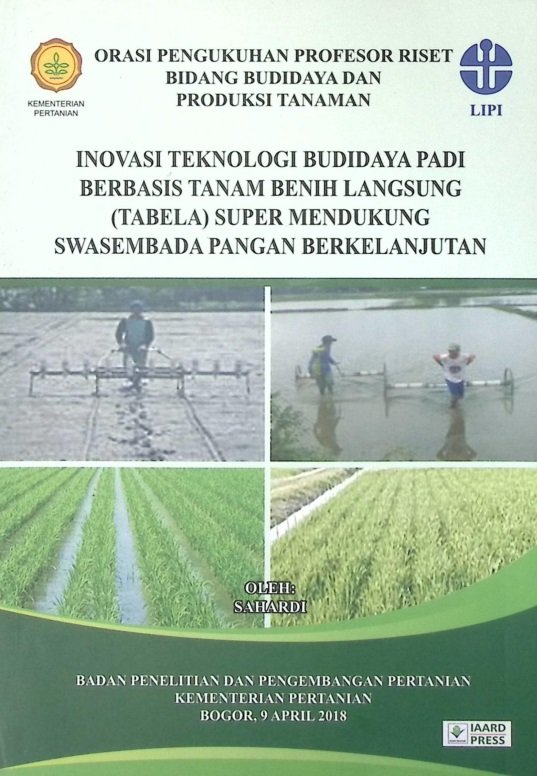 Cover INOVASI TEKNOLOGI BUDIDAYA BERBASIS TANAM BENIH