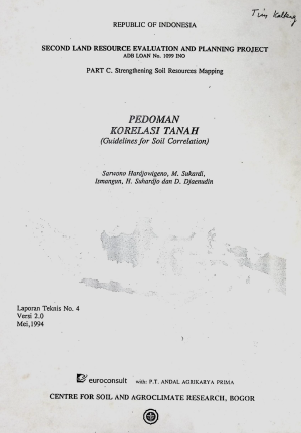 Cover PEDOMAN KORELASI TANAH