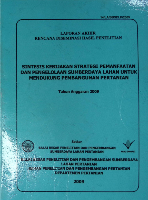 Cover LAPORAN AKHIR RENCANA DISEMINASI HASIL PENELITIAN