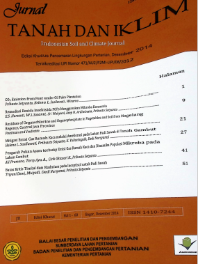Cover JURNAL TANAH DAN IKLIM 2014 (1)