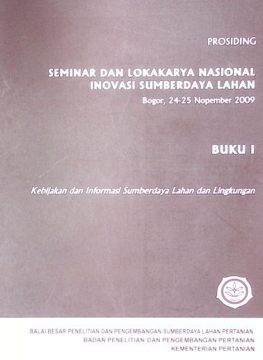 Cover PROSIDING SEMINAR DAN LOKAKARYA NASIONAL INOVASI SUMBER DAYA LAHAN