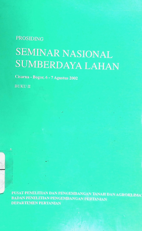 Cover PROSIDING SEMINAR NASIONAL SUMBER DAYA LAHAN (BUKU II)