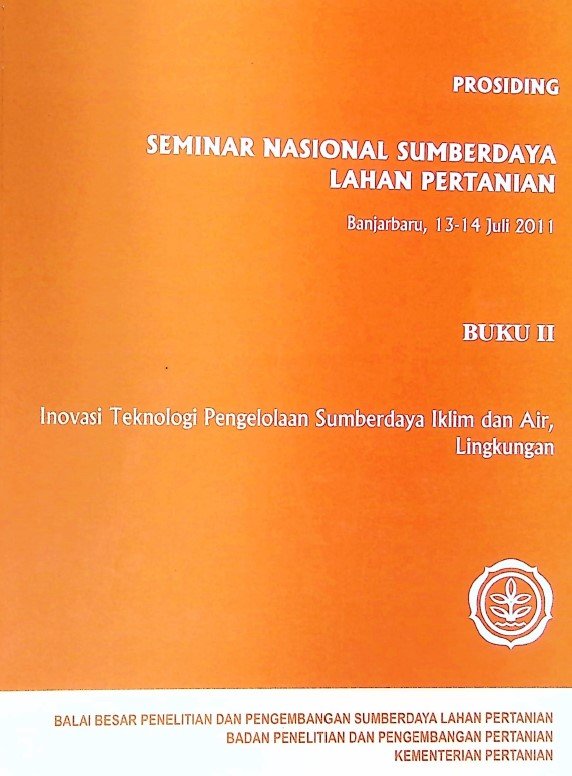 Cover Prosiding Seminar Nasional Sumberdaya Lahan Pertanian