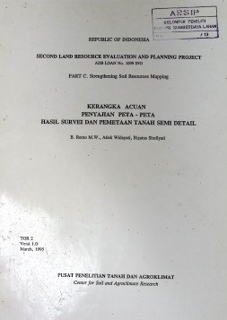 Cover KERANGKA ACUAN PENYAJIAN PETA-PETA HASIL SURVEI DAN PEMETAAN TANAH SEMI DETAIL