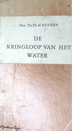 Cover DE KRINGLOOP VAN HET WATER