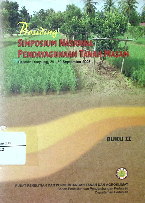 Cover Prosiding Simposium Nasional Pendayagunaan Tanah Masam