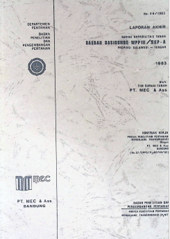 Cover LAPORAN AKHIR DAERAH BASIDONDO PROV. SULAWESI TENGAH