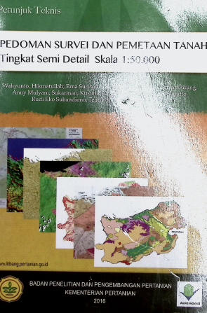 Cover PEDOMAN SURVEI DAN PEMATAAN TANAH TINGKAT SEMI DETAIL SKALA 1.50.000