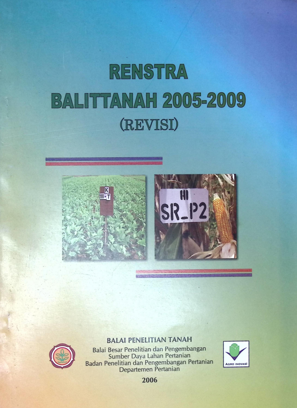 Cover RENSTRA BALITTANAH 2005-2009 (REVISI)