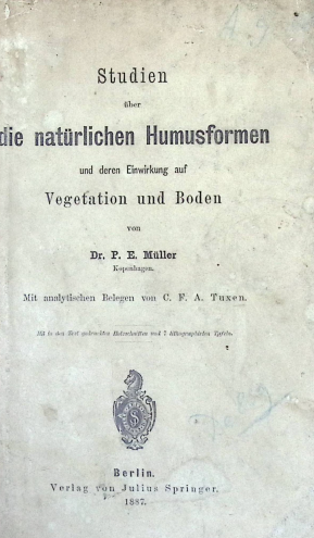 Cover DIE NATURLICHEN HUMUSFORMEN
