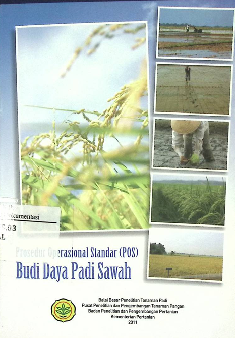 Cover Prosedur Operasional Standar (POS) Budi Daya Padi Sawah
