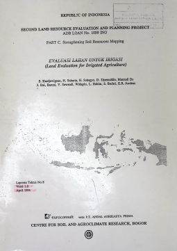 Cover EVALUASI LAHAN UNTUK IRIGASI