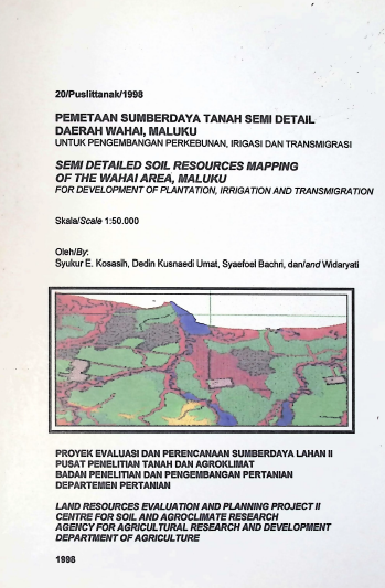 Cover PEMETAAN SUMBER DAYA TANAH DAERAH WAHAI MALUKU