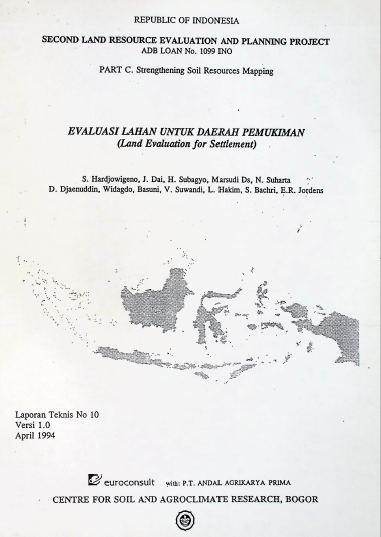 Cover EVALUASI LAHAN UNTUK DAERAH PEMUKIMAN