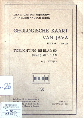 Cover GEOLOGISCHE KAART VAN JAVA