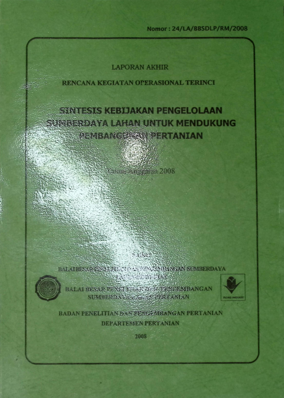 Cover LAPORAN AKHIR RENCANA KEGIATAN OPRASIONAL TERINCI