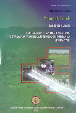 Cover PROGRAM RINTISAN DAN AKSELERASI PEMASYARAKATAN INIVASI TEKNOLOGI PERETANIAN