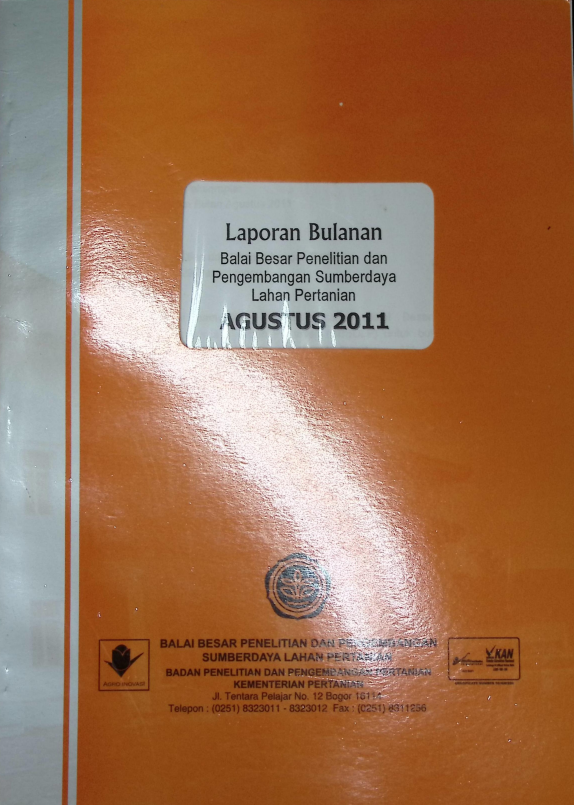 Cover LAPORAN BULANAN AGUSTUS 2011