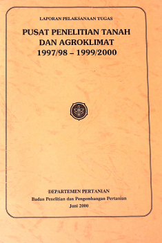 Cover PUSAT PENELITIAN TANAH DAN AGROKLIMAT