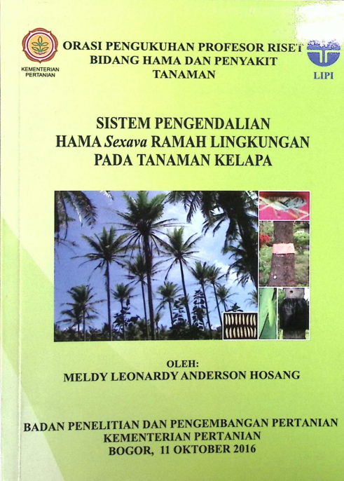 Cover SISTEM PENGENDALIAN HAMAS SEXAVA RAMAH LINGKUNGAN PADA TANAMAN KELAPA