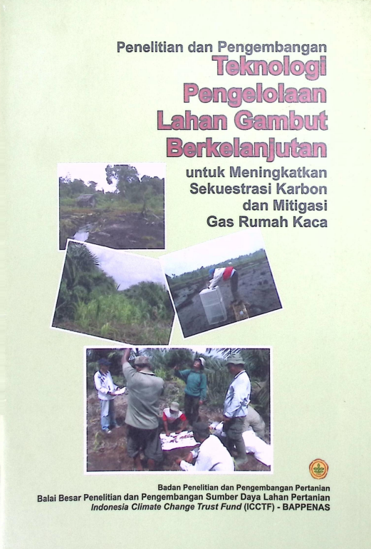 Cover TEKNOLOGI PENGELOLAAN LAHAN GAMBUT BERKELANJUTAN