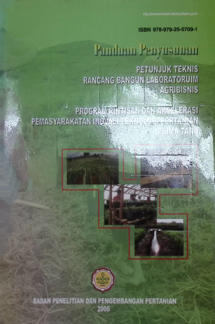 Cover PANDUAN PENYUSUNAN PETUNJUK TEKNIS RANCANG BANGUN LABORATORIUM AGRIBISNIS