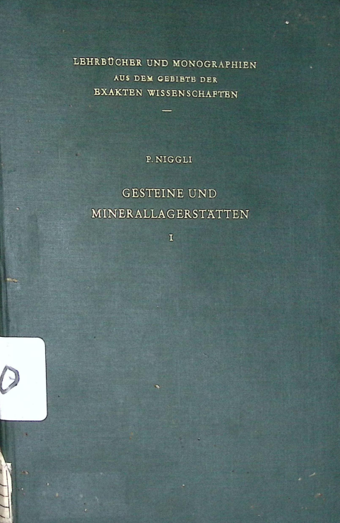 Cover LEHRBUCHER UND MONOGRAPHIEN AUS DEM GEBIBTB DER BXAKTEN WISSENSCHAFTEN
